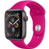 AW Jednofarebný remienok na Apple Watch - Garnet red Veľkosť / Rozteč: 38/40/41/42mm, Farba: Garnet red, Dĺžka remienka: Pánsky - M/L (14 - 20cm) IR-MJ01-007