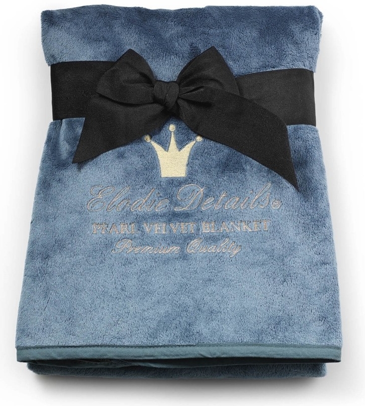 Elodie Details dětská deka Pearl Velvet Petit Royal Blue ...