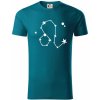 Súhvezdie - Leo - Lev - Tričko z organickej bavlny - 3XL ( Petrolejová )