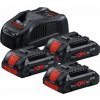 BOSCH 3x ProCORE 18V 4.0Ah + GAL1880 (Štartovacia sada 0615990N2G)