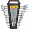 Topex Sada kľúčov očko - vidlica 6 -22 mm 12 ks 35D757