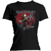 Iron Maiden Tričko Trooper Red Sky Žena Čierna