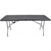 Rojaplast Stôl CATERING 180x74 cm ČIERNY