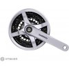 Shimano FC-TY501 kľuky, 170 mm, 3x8, 42/34/24T, štvorhran, strieborná