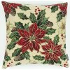 Vianočný gobelínový povlak VIANOČNÉ RUŽE BARDI 45 x 45 cm
