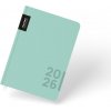 Diár A5 denný 2026 PASTELINI zelená
