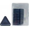 Magnety v tvare trojuholníka, rozmer 20x20x5mm, v krabičke (20ks)
