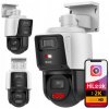 Otočná IP kamera TandemVu 2x 4MPx Audio Detekcia AI HiLook od Hikvision