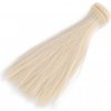 Parochňa / vlasy pre bábiky 15 cm - 1 ks 1 blond