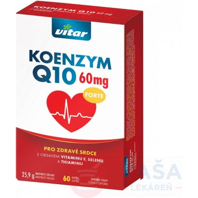 Vitar KOENZYM Q10 FORTE 60 mg 60 kapsúl