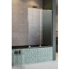 RADAWAY FURO SL PND II 100cm pravá vaňová zástena pevná so zasúvacou časťou, profil chróm, sklo číre, 10109538-01-01R10112494-01-01