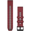 Garmin Silikónový remienok QuickFit 22, Marsala/ Graphite Materiál: Silikón Náhradný remienok na Garmin hodinky QuickFit