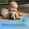 Canpol Senzorická plyšová hračka s hrkálkou a pískatkom Babies Lopta a Panda