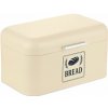 Retro chlebník s vekom a rukoväťou L RD51591, béžová