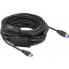 Delock 85382 USB USB 3.2 Gen1 USB-A zástrčka USB-B zástrčka 20m černý