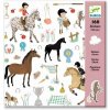 DJECO Samolepky Kone (160 ks)
