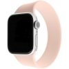 Elastický silikonový řemínek FIXED Silicone Strap pro Apple Watch 42/44/45/46/49mm, velikost XS, růž FIXESST-434-XS-PI