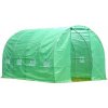 Ekspan Fóliový tunelový skleník, UV odolná plachta, ocelový rám 2,5x4m Barva: Zelená