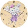 ModernClock Detské nástenné hodiny Ami Myška 30 cm viacfarebné