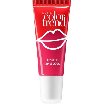 Avon Color Trend Fruity Lips lesk na pery s hydratačným účinkom Peach 10 g