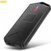 AXAGON EEM2-GAM, USB-C 10Gbps - NVMe & SATA SSD GAME M.2 box, bezskrutkový