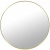 Okrúhle zrkadlo so zlatým rámom Ø60 cm