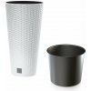 Prosperplast DRTUS300 Kvetináč Rato Tubus + vklad 30cm bielý S449