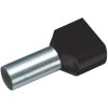 Cimco 18 2450 dutinka 6 mm² čiastočne izolované čierna 100 ks; 18 2450