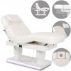 Luxusné kozmetické lehátko Eterna Gentle Flex k901 biele – 4 motory