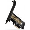 AXAGON PCEM2-N, PCIe x4 - M.2 NVMe M-key slot adaptér, vrátane. LP