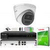 Súprava na IP monitoring 4Mpx, 1 IP kamera, 4-kanálový PoE rekordér - HiLook by Hikvision
