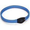 KAR Obojek nylon LED USB nabíjecí