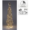 Vianočný stromček svietiaci 80x LED, výška 68 cm