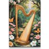 Vymalujsisam.sk Maľovanie podľa čísiel - Harfa v prírode Veľkosť: 40x60cm, Rám: Na plastovej doske