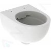 GEBERIT - Selnova Compact Závesné WC, 490x355 mm, Rimfree, biela 500.377.01.2