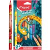 Pastelky MAPED Jungle Fever Jumbo 12 ks