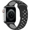 Eternico Sporty na Apple Watch 42 mm/44 mm/45 mm Elephant Gray and Black AET-AWSP-GraBl-42