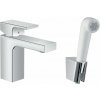 Hansgrohe Vernis Shape Umývadlová batéria s ručnou sprchou Bidette, chróm 71216000-HG