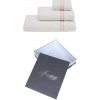 Soft Cotton Darčeková sada uterákov a osušiek CHAINE. Uteráky a osušky s antibakteriálnou ochranou sú vyrobené z česanej 100% MICRO bavlny o gramáži 550 g / m2.