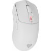 Genesis herní myš ZIRCON 500/Herní/Optická/10 000DPI/Bezdrátová USB + Bluetooth/Bílá NMG-2114