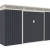 G21 Zahradní domek GRAH 700 - 340 x 206 cm, antracitový | cena za ks