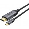 TECH-PROTECT ULTRABOOST KÁBEL TYPE-C NA HDMI 2.0 4K 60HZ 180CM ČIERNY (5906302321773)