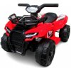 mamido Elektrické autíčko Quad J8AAA v červenom prevedení, so svetlom a hudbou pre deti