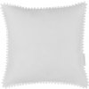 Cotton & Sweets Soft dekoračný vankúš zo saténovej bavlny biely
