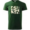 Tachometer 30 - Klasické pánske tričko vyššej gramáže - 3XL ( Fľaškovozelená )