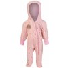 LITTLE ANGEL Overal podšitý BIO DR Outlast® 56 sv.ružová hviezdičky/ružová baby