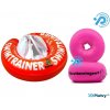 Set pre mladých plavcov Farba: ružová rukávniky Täta Rings a plávacie koleso Swimtrainer