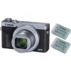 Digitálny fotoaparát Canon PowerShot G7X Mark III Battery Kit (3638C014) strieborný