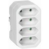 CB Elektro Zásuvková rozdvojka 4x2P euro, biela