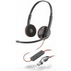 Poly Blackwire 3220 náhlavní souprava, USB-C/A adaptér, stereo (bulk) 8X228A6